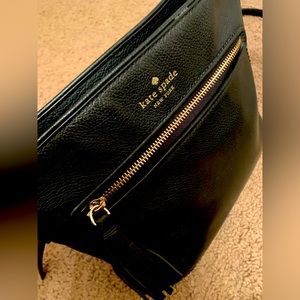 Beautiful black leather Kate Spade crossbody